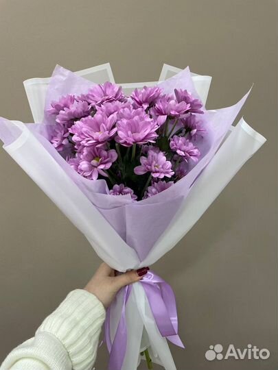 Букет из Хризантем Ромашек