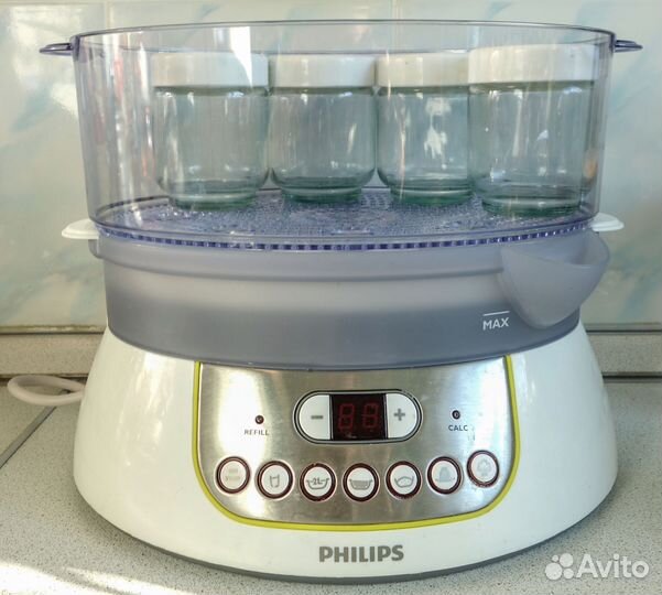Йогуртница с функцией пароварки Philips