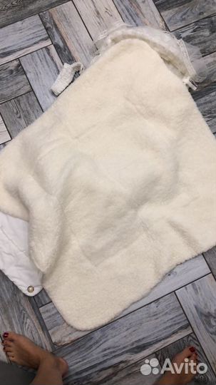 Конверт + одеялко+ шапка