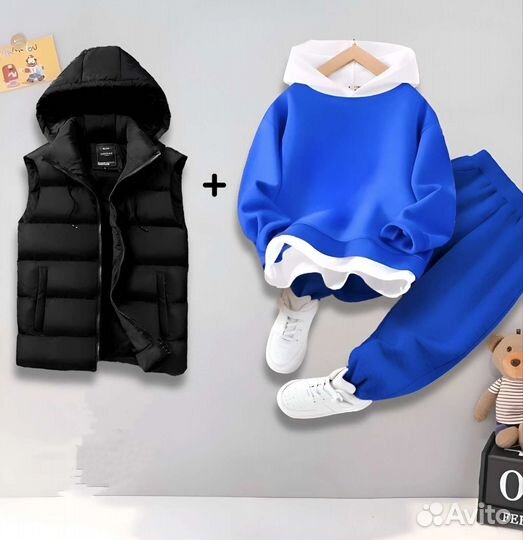 Костюм тройка для детей 128/164