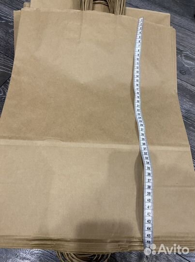 Крафтовые пакеты большие