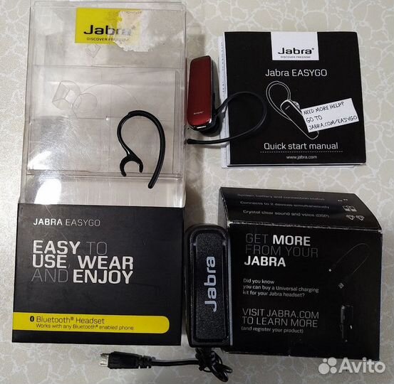 Bluetooth гарнитура Jabra Easygo новая и другие