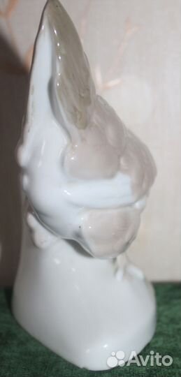 Статуэтка Курица Городница фарфор СССР