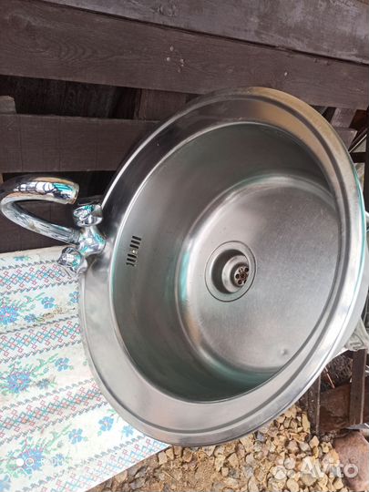 Раковина мойка для кухни нержавейка б/у