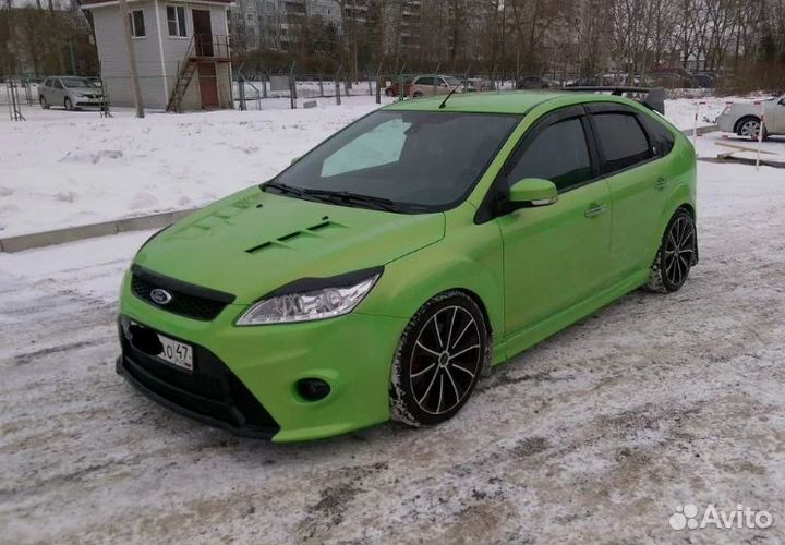 Передний бампер RS V2 ford focus 2 рестайлинг