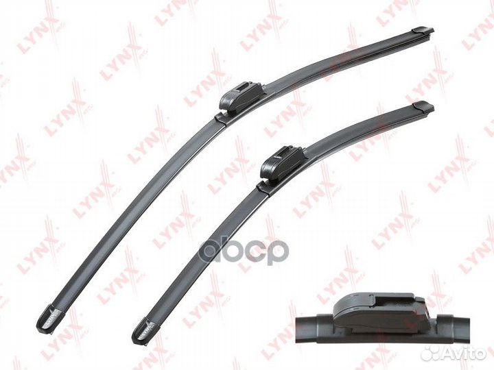 LB-1261) Комплект бескаркасных щеток стеклоочи