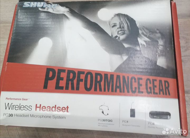 Продам микрофон shure PG30 наголовный
