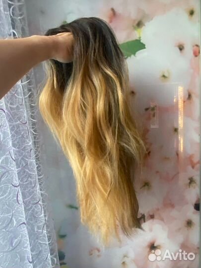 Парик блонд омбре