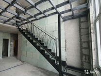 Антресольный этаж / лестница на металле