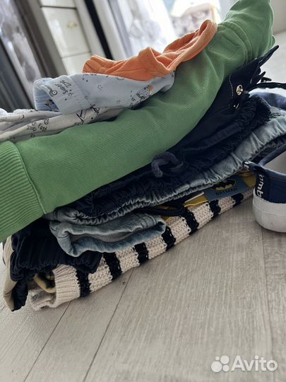 Вещи пакетом на мальчика 74