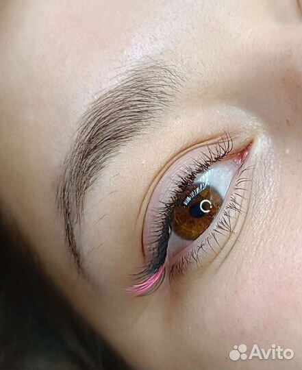 Натуральное наращивание ресниц