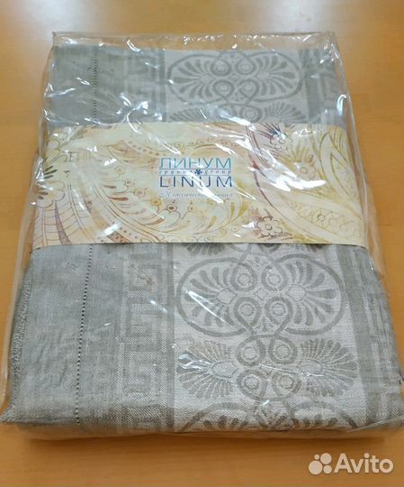 Скатерть Салфетки лён 1,5х1,5м