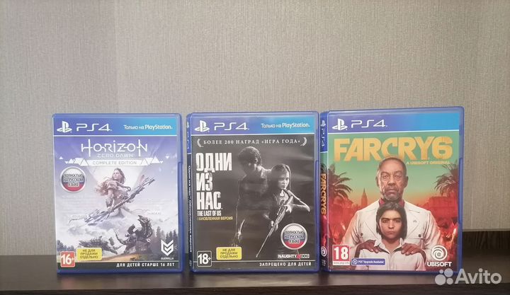 Игра для приставки ps4 (far cry6, horizon,last)