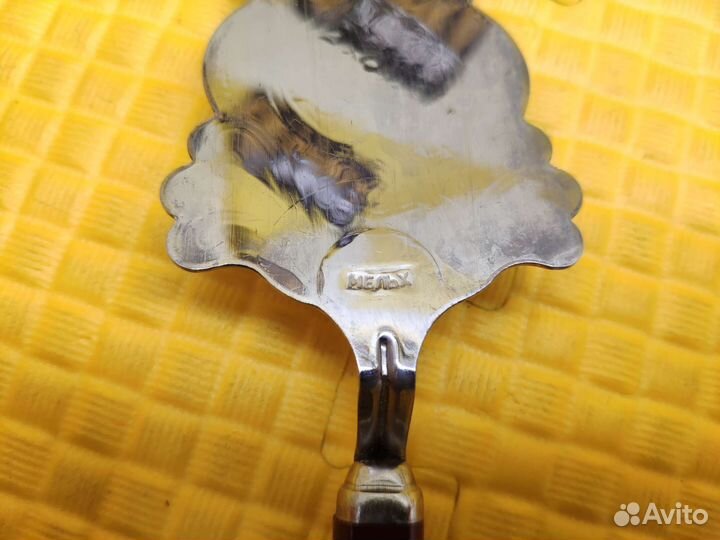 Нож и лопатка для торта мельх. И.9137