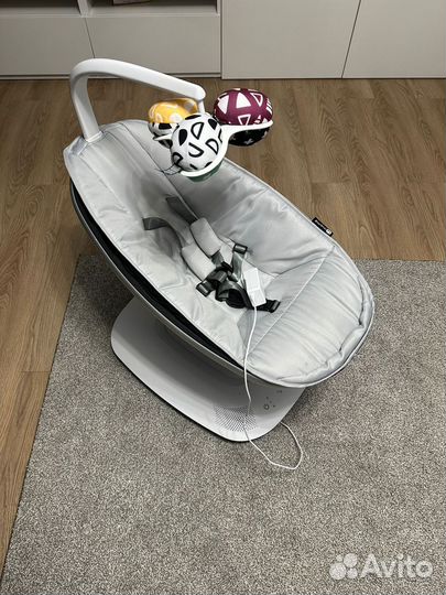Кресло-качалка 4moms mamaRoo New серебро