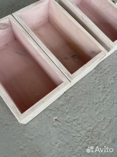 Деревянные ящики декоративные