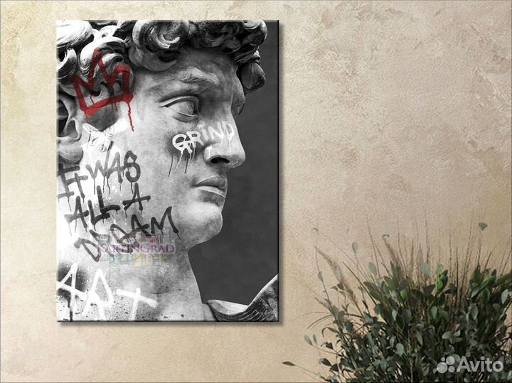 Античные интерьерные картины на холсте / Арт 41