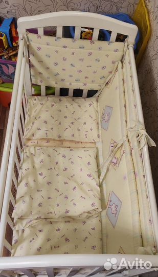 Кпб, бортики, матрас, наматрасник