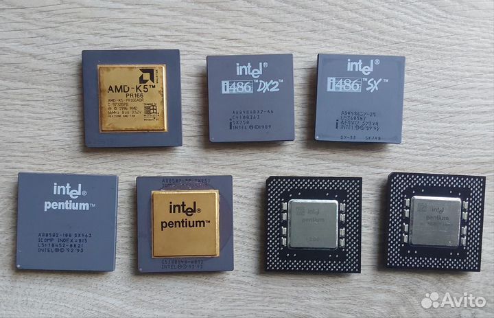 Процессоры Ретро Intel, AMD, старые