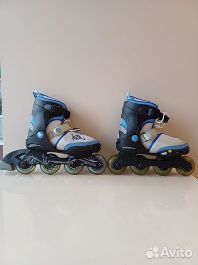 Роликовые коньки детские раздвижные 35-38