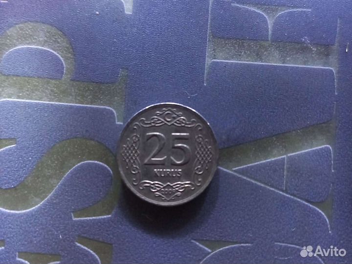 Монета 25 kurus