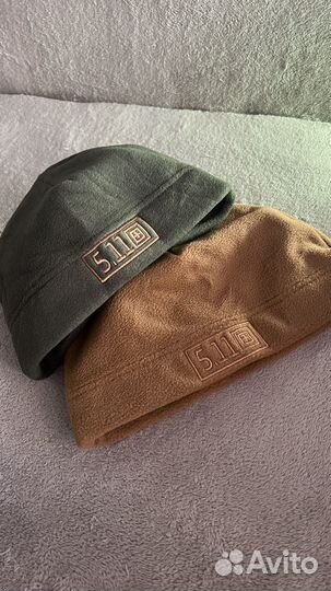 Шапка флисовая тактическая 5.11 (зеленый)