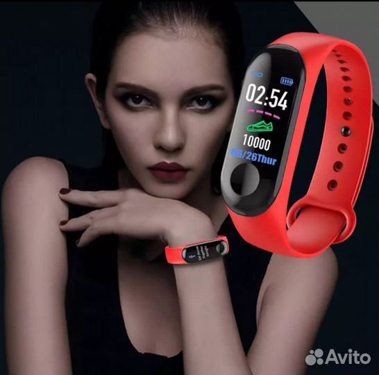 Смарт браслет, доп.ремешок в подарок