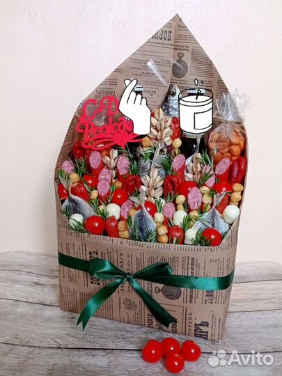 Съедобный букет мужчине