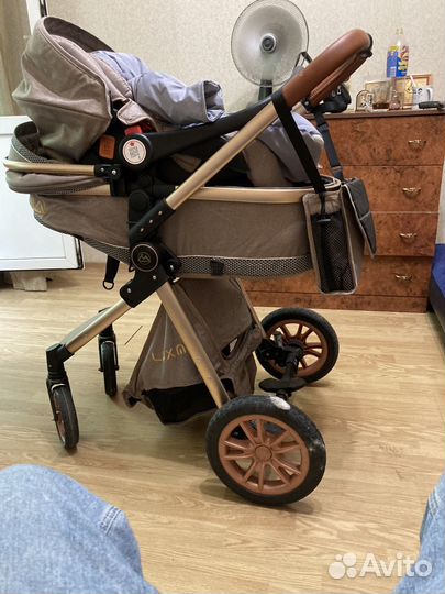 Коляска 2 в 1 люлька и автокресло