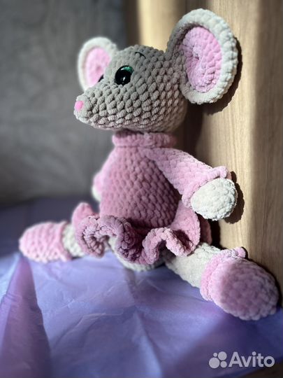 Вязанная мышка