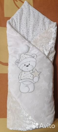 Конверт одеяло на выписку весна осень