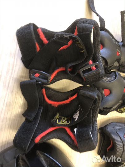 Детский велошлем наколенники налокотники