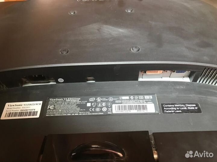 Монитор viewsonic 22