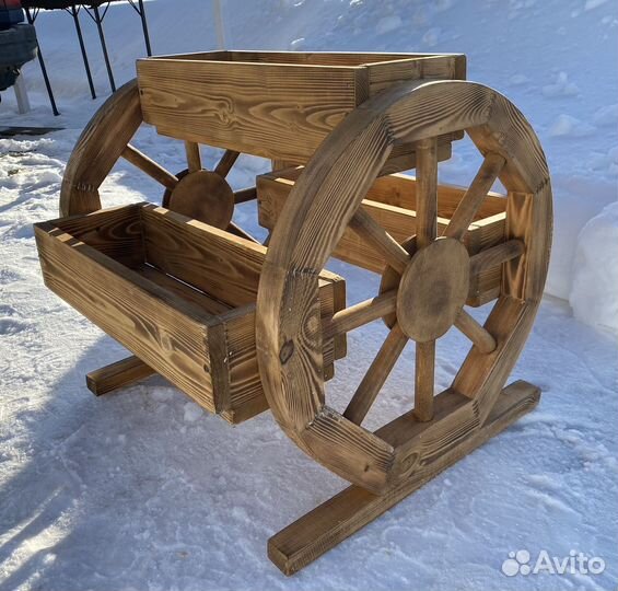 Клумба цветник (обжиг, пропитка)