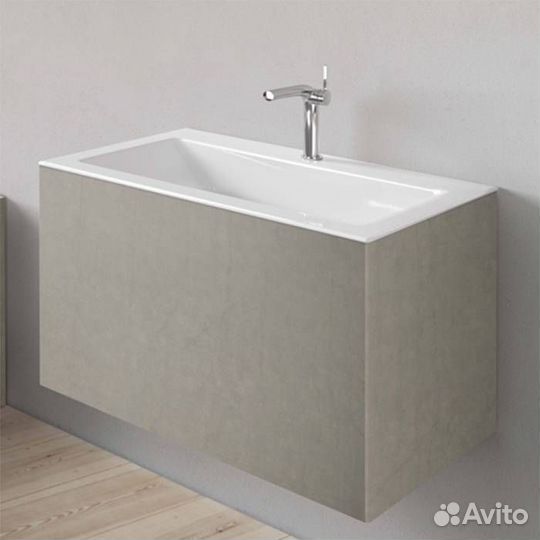 Bette Loft Раковина 80х49.5х10см., встраиваемая сверху, без отв., без перелива, сталь, цвет: белый