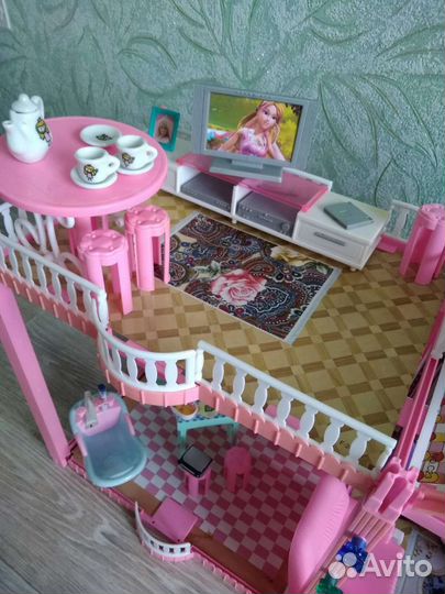 Домик кукольный, в коробке