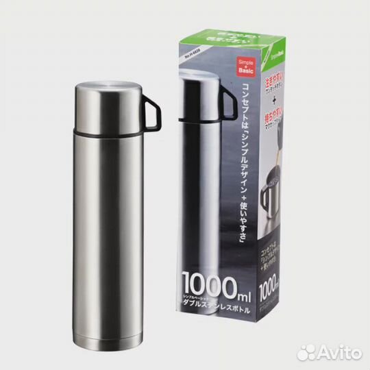 Термос из Японии Peral Metal H-6828 1л