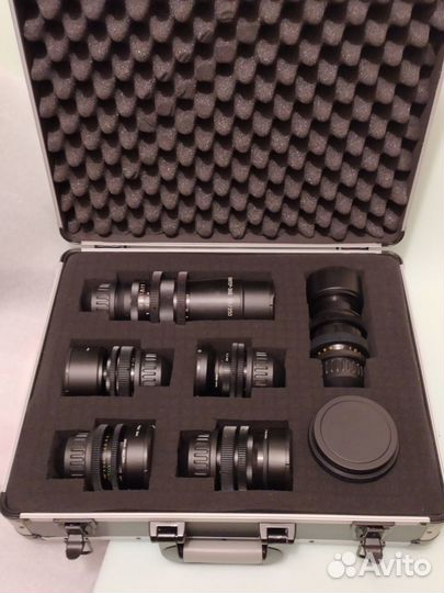 Комплект 7 Объективов с байонетом пл PL
