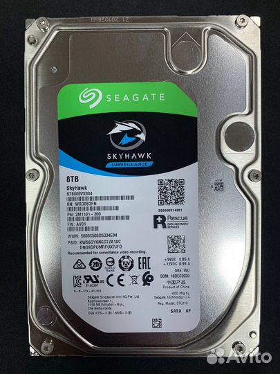 Seagate skyhawk 8TB