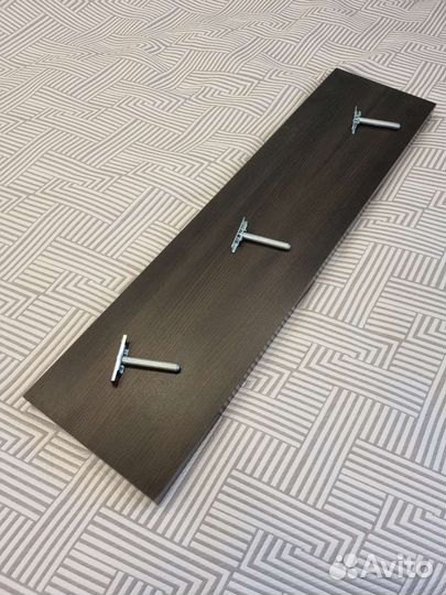 Полка скрытого монтажа (цвет Венге) 100х25х3,5