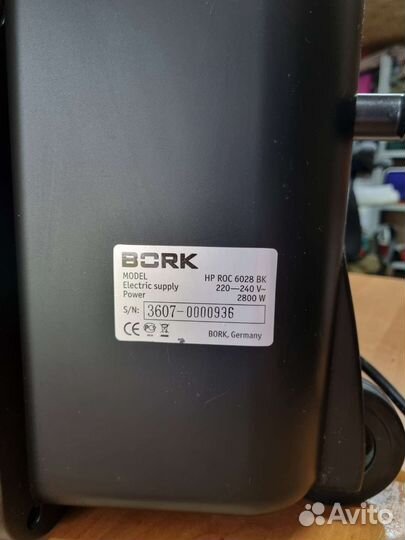 Bork 6028 керамический обогреватель