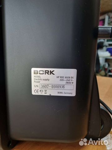 Bork 6028 тепловентилятор керамический объявление продам