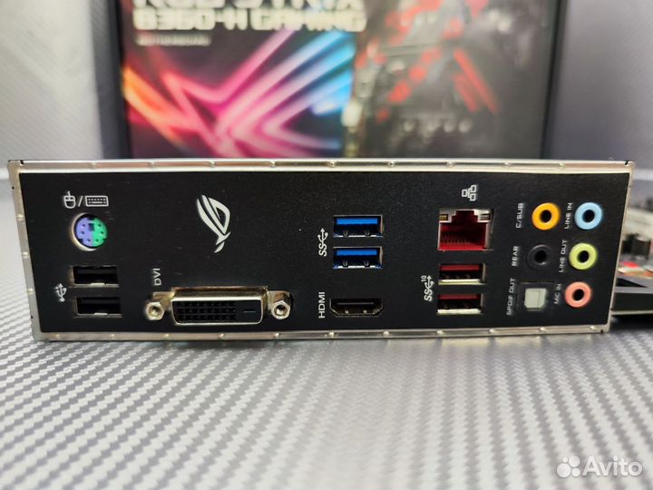 Материнская плата 1151v2 Asus Rog Strix B360-H Gam