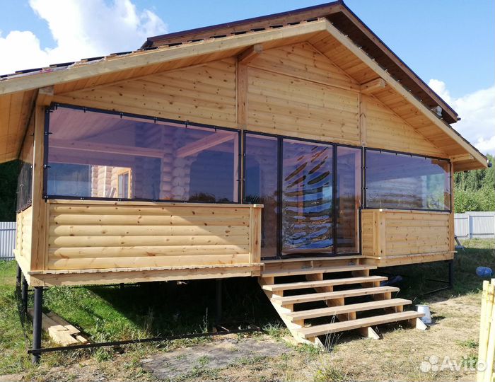 Жидкие окна на веранду