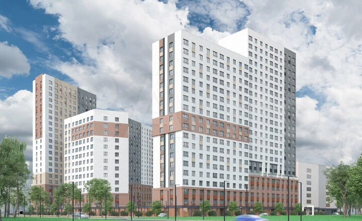 2-к. квартира, 56,7 м², 13/23 эт.