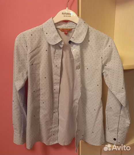 Школьные рубашки для девочки 7 лет