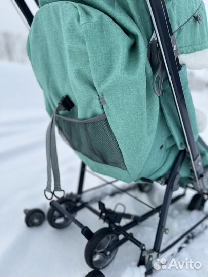 Санки коляска теплые