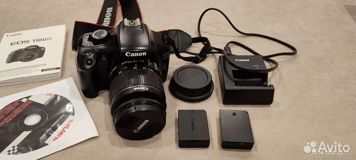 Зеркальный фотоаппарат canon eos 1100d