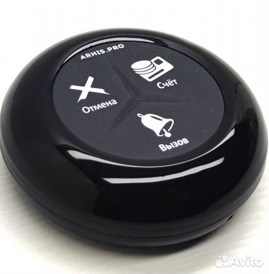 Кнопка вызова официанта с часами персонала