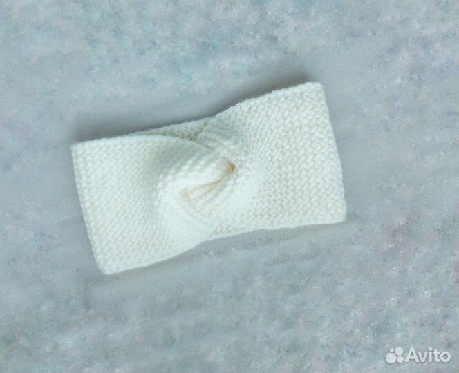 Вязаная повязка на голову